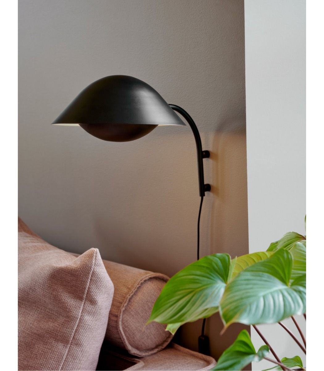 Wandlamp Freya zwart