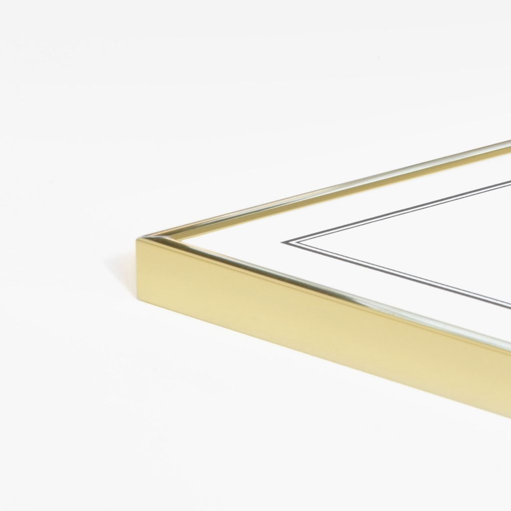Aluminium frame goud 21 x 30 cm