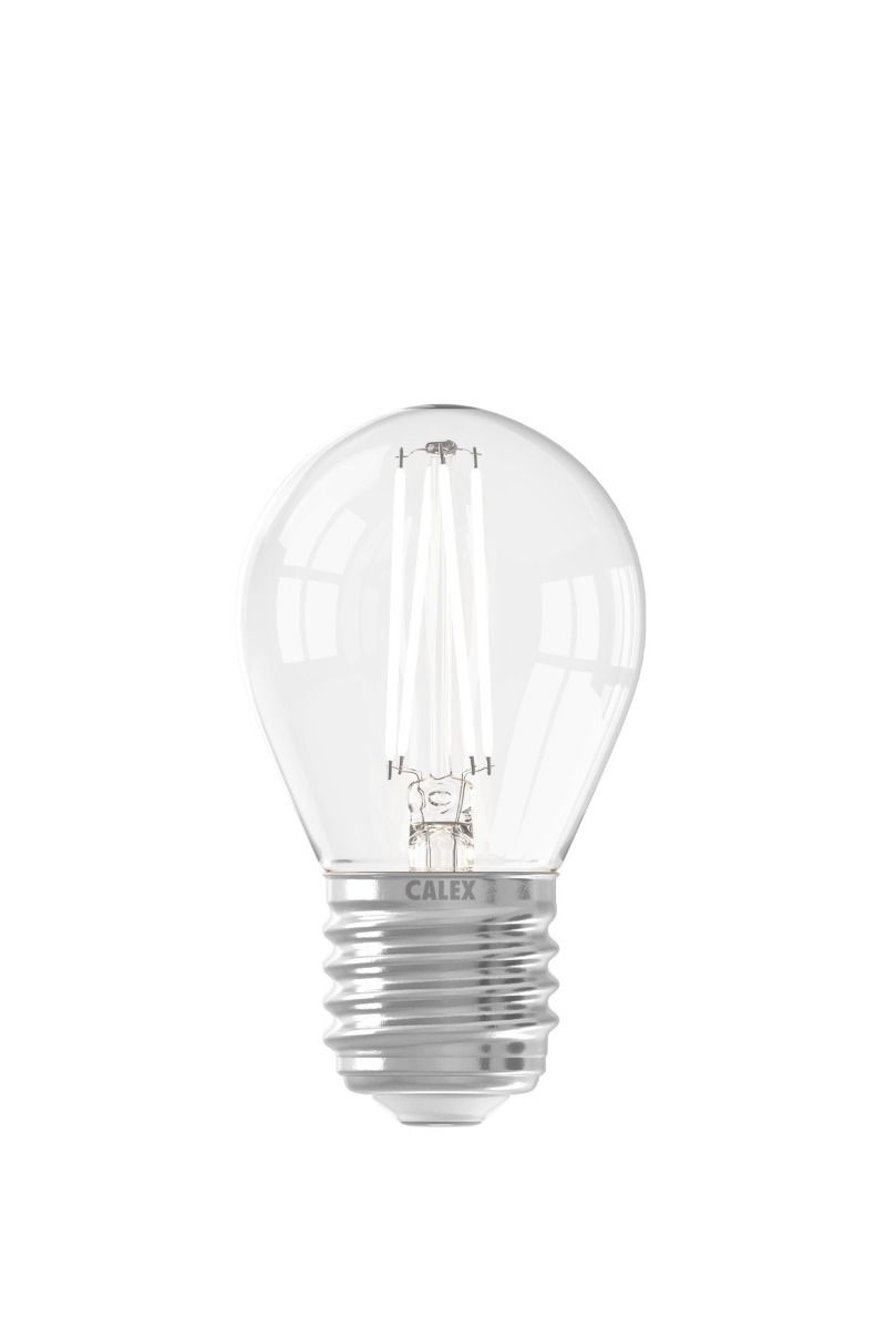 LED volglas Filament Kogellamp 220-240V 3,5W 250lm E27 P45, Helder 2700K CRI80 Dimbaar