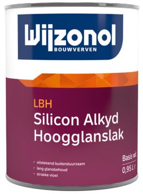 LBH silicon alkyd hoogglanslak basis wit 1 l