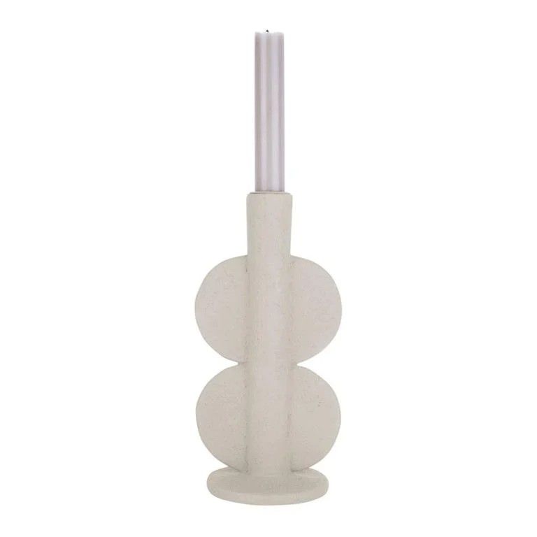 Candle holder Double Bubble ivory