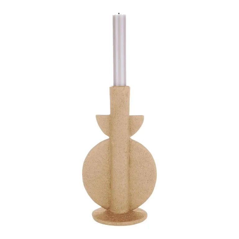 Candle holder Bubble sand brown