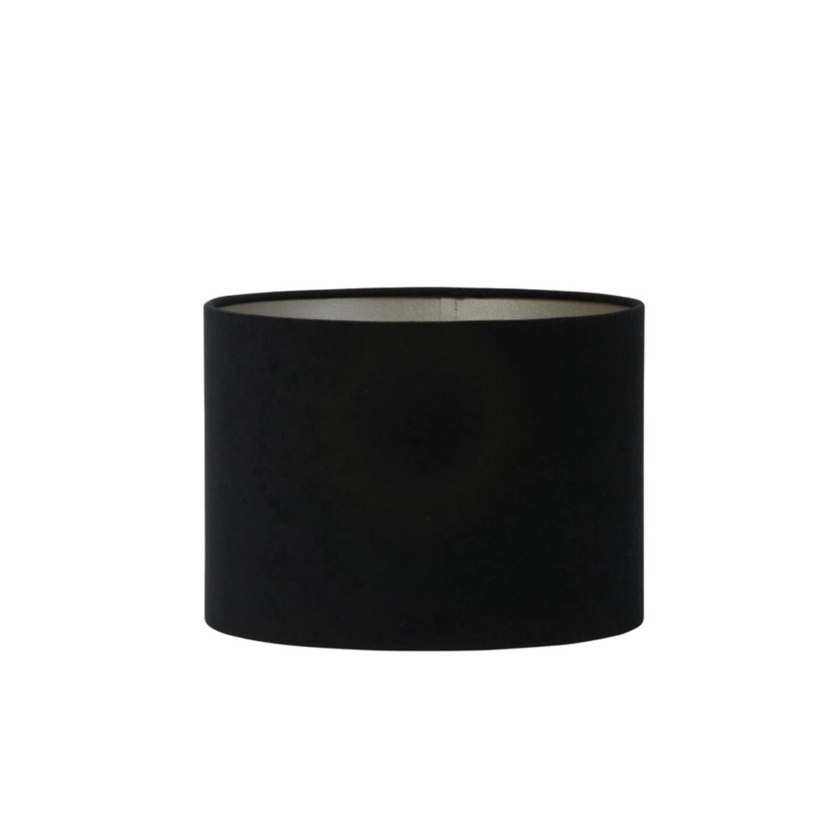 Kap cilinder 20-20-15 cm Velours zwart-taupe
