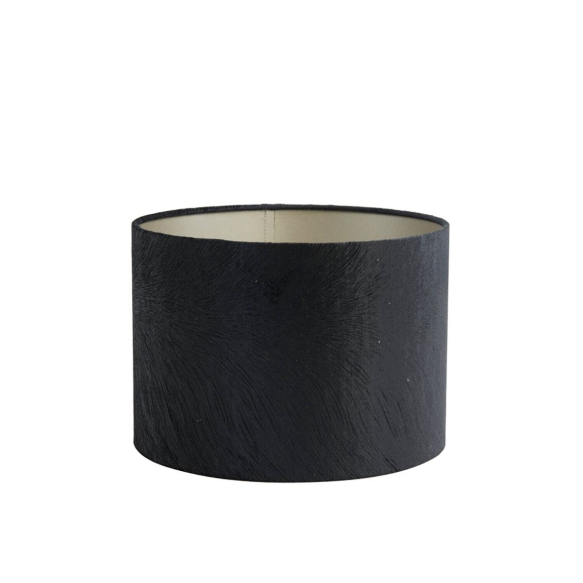 Kap cilinder 25-25-18 cm lubis zwart