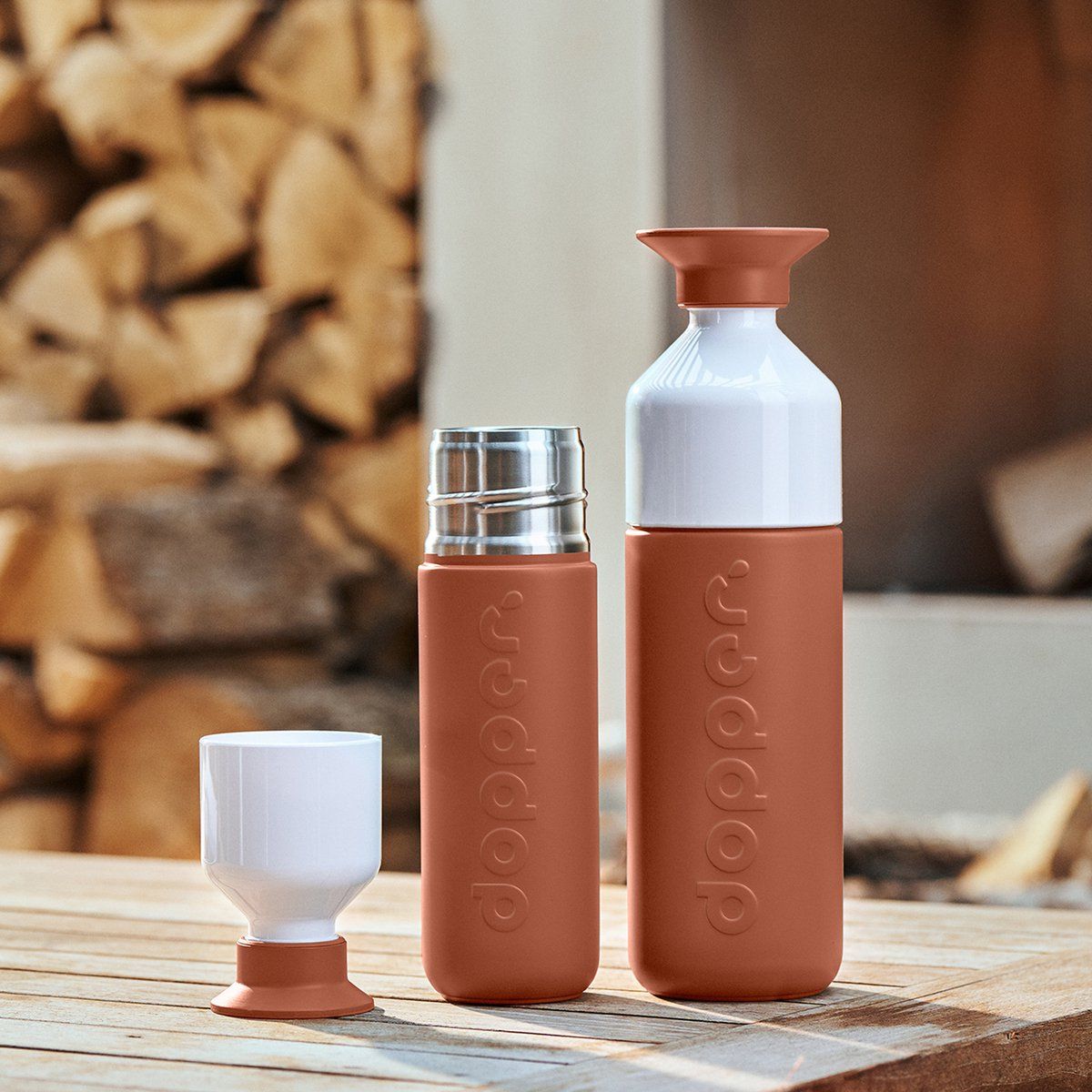Thermosfles Insulated terracotta tide
