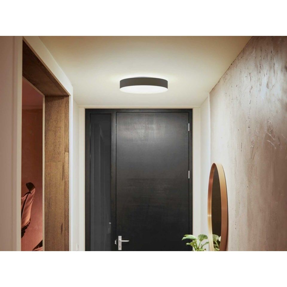 Philips Hue Enrave middelgrote plafondlamp met Dimmer Switch zwart