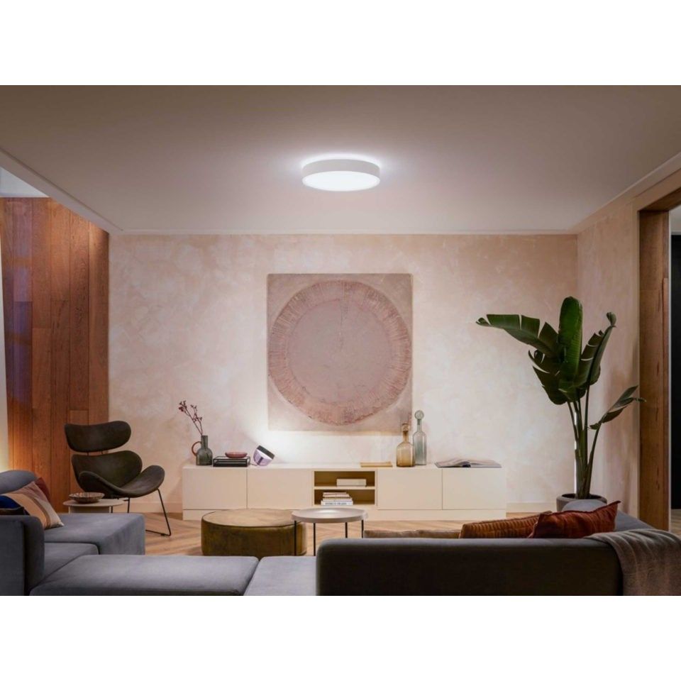 Philips Hue Enrave grote plafondlamp met Dimmer Switch wit