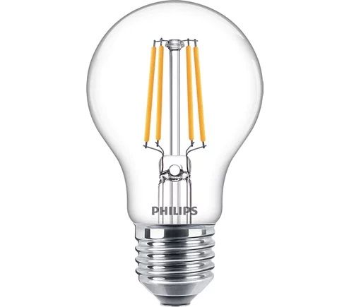 Energiezuinige Philips Led Lamp transparant  40 W  E27  warmwit licht  3 stuks  