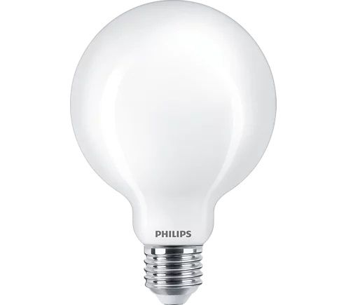 Philips Led Globe Mat  60 W  E27  warmwit licht