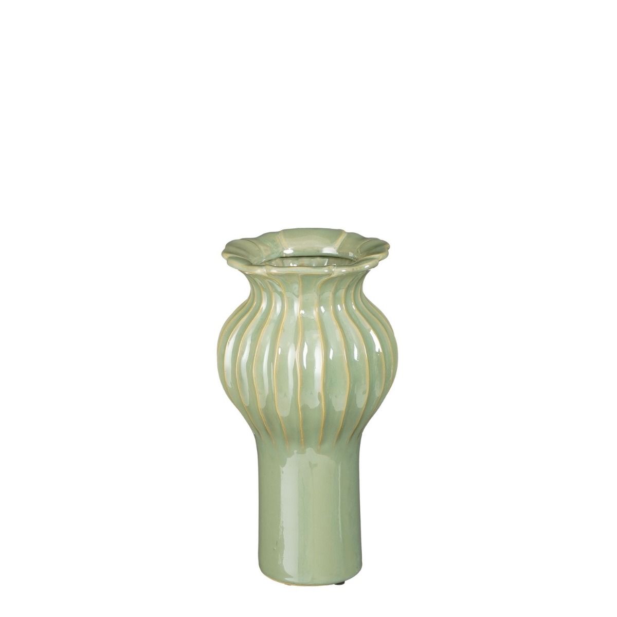 Regal fles groen - h30xd16cm
