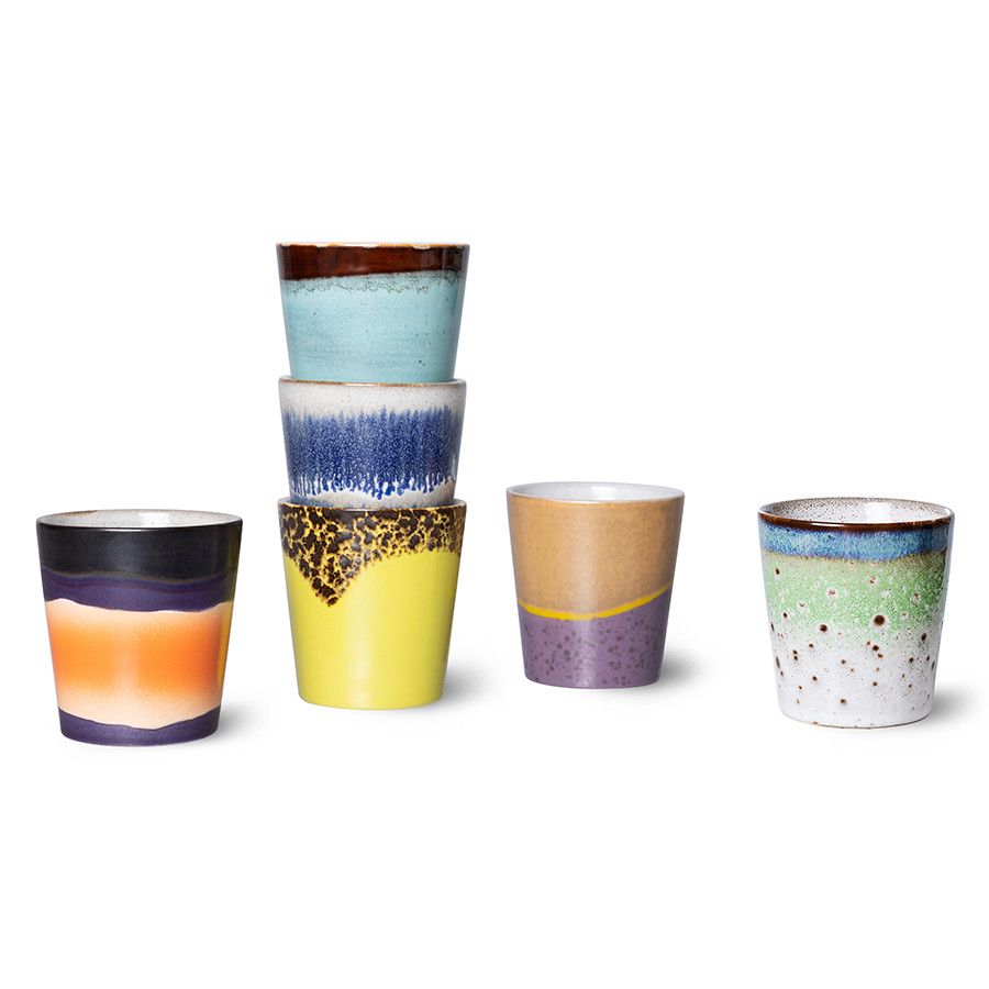 70's ceramics koffiemok Lunar