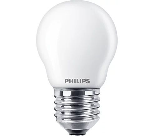 Philips Led kogellamp Mat  40 W  E27  dimbaar warmwit licht