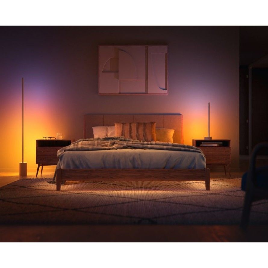 Philips Hue Gradient Signe Vloerlamp Hout