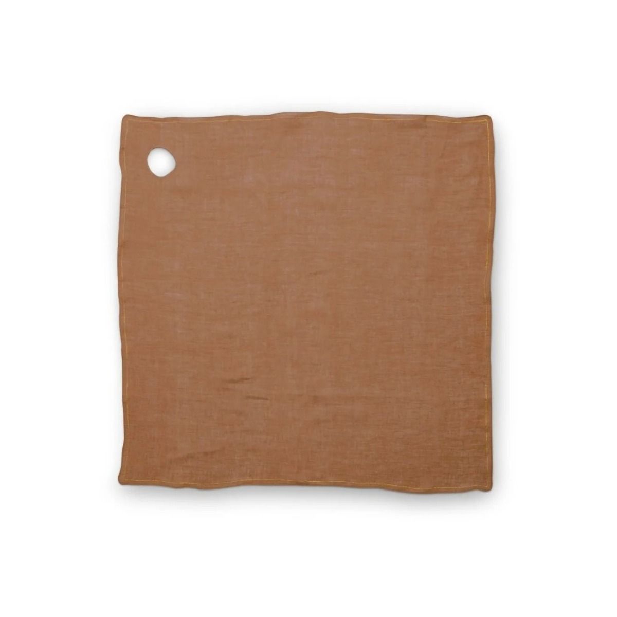 Theedoek Linen 60x60 cm bruin