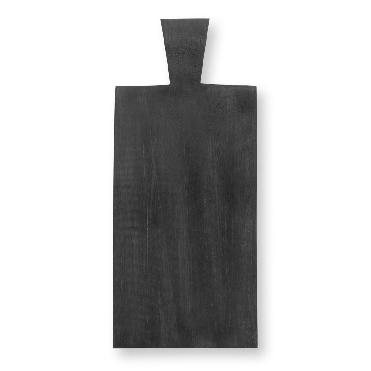 Serveerplank met hendels zwart 37x16x1,5cm