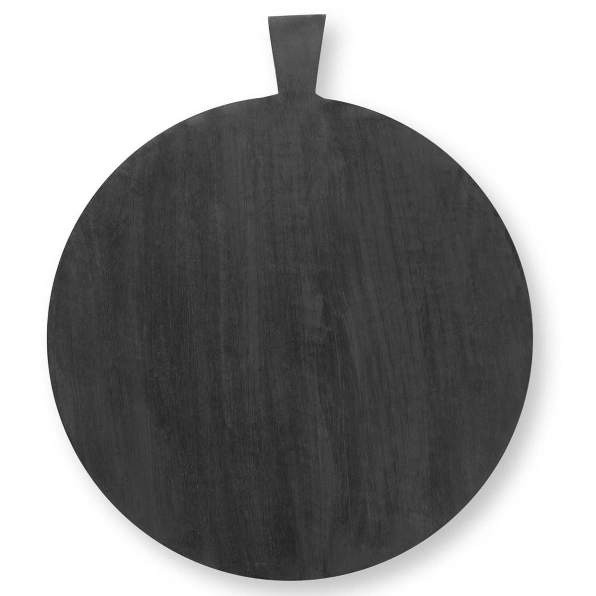 Serveerplank met hendels zwart 52x45x1,5cm