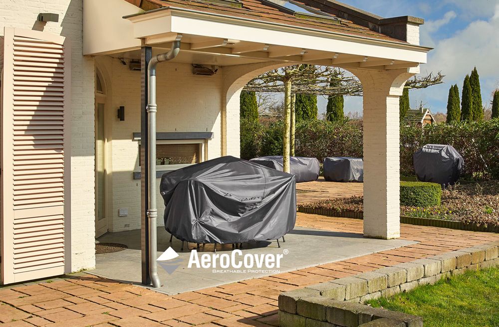 AeroCover loungesethoes hoekset L-vorm hoge rug 300x300x90cm