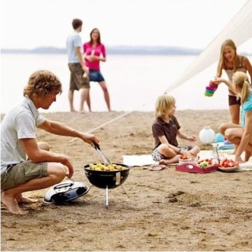 Houtskoolbarbecue Smokey Joe Premium zwart