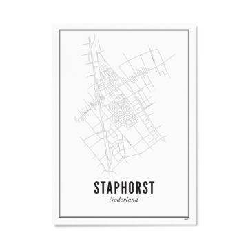 Poster Staphorst 30 x 40 cm