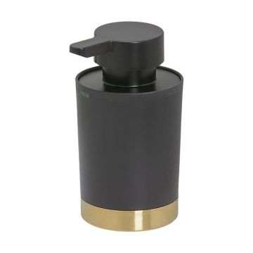 Zeepdispenser vrijstaand messing / zwart