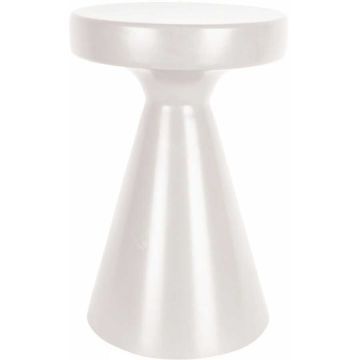 Side table Solid iron ivory