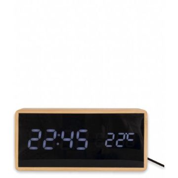 Alarm clock Tube bamboo