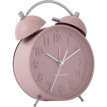 Wekker retro roze