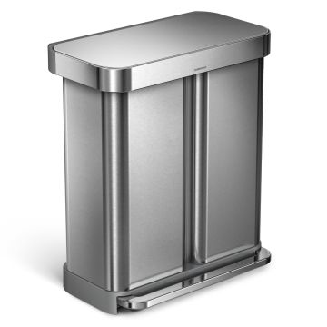 Pedaalemmer Rectangular 24 + 34 l rvs