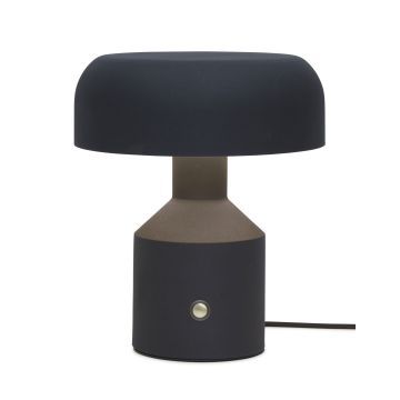 Tafellamp Porto – Zwart – Ø25cm
