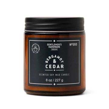 Geurkaars bergamot en cedar