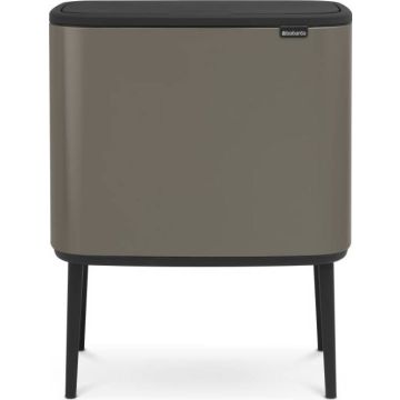 Bo Touch Bin afvalemmer 3 x 11 l donkergrijs