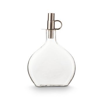 Kandelaar fles zilver (set van 2)