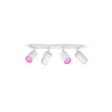 Philips Hue Fugato 4-lichts spotbalk wit