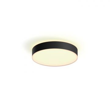 Philips Hue Enrave middelgrote plafondlamp met Dimmer Switch zwart