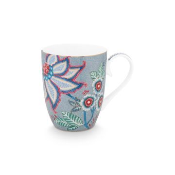 Mok Flower Festival lichtblauw 350ml
