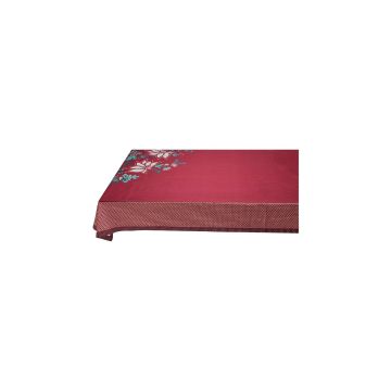 Tafelkleed Flower Festival roze 150x300cm