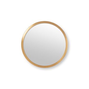 Spiegel rond goud 30 cm