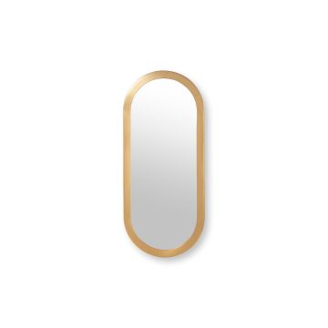 Spiegel ovaal goud 50 x 20 cm