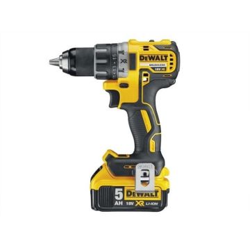 18V XR Brushless schroef-/boormachine met 2x 5,0Ah accu's in TSTAK