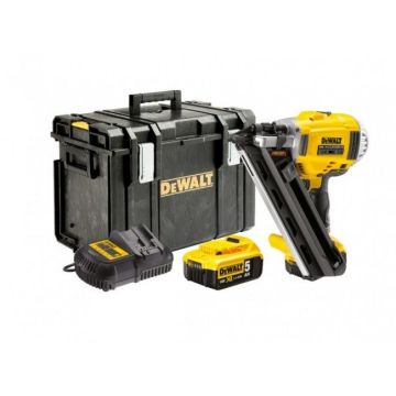 18V XR Brushless 15Ga Afwerktacker 2x 5,0Ah in TSTAK
