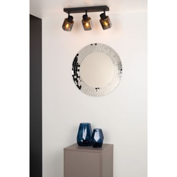 Lucide ALION - Plafondspot - 3xE14 - Zwart