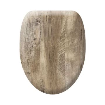 Hetta Toiletbril met deksel MDF Bruin