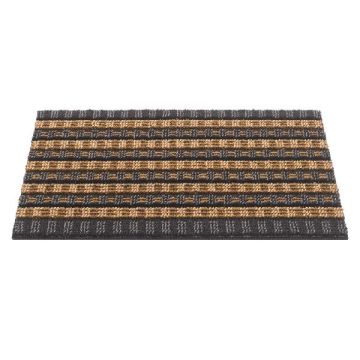 Hamat Quadro Scrape schoonloopmat naturel 50x80cm
