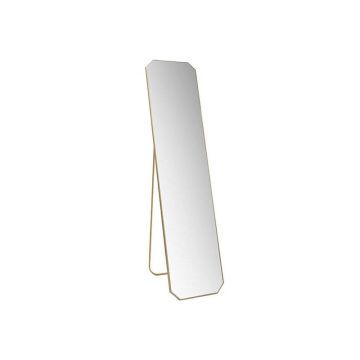 Standing floor mirror brass