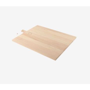 Serveerplank rubberhout naturel 50 x 40 cm
