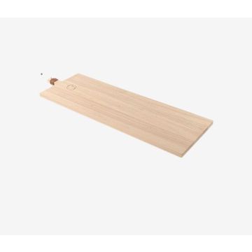 Serveerplank rubberhout naturel 21 x 60 cm