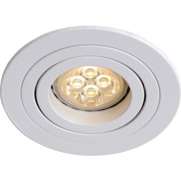 Lucide TUBE - Inbouwspot - 9 cm - 1xGU10 - Wit