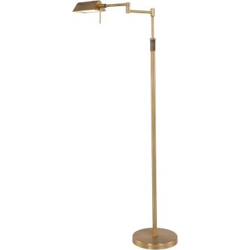 Vloerlamp 1l. Dakkap brons