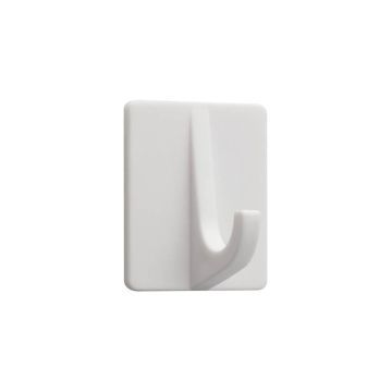 Handdoekhaak Baseline Rectangle M wit (set van 4)