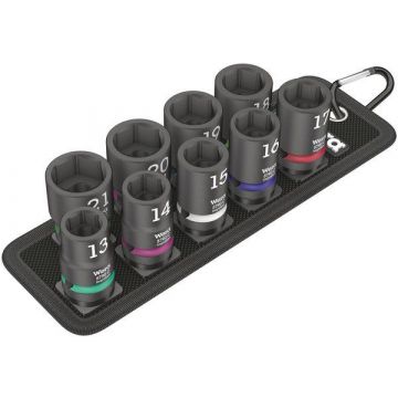 Belt C Impaktor 1 Doppen set, met 1/2" -aandrijving, 10-delig